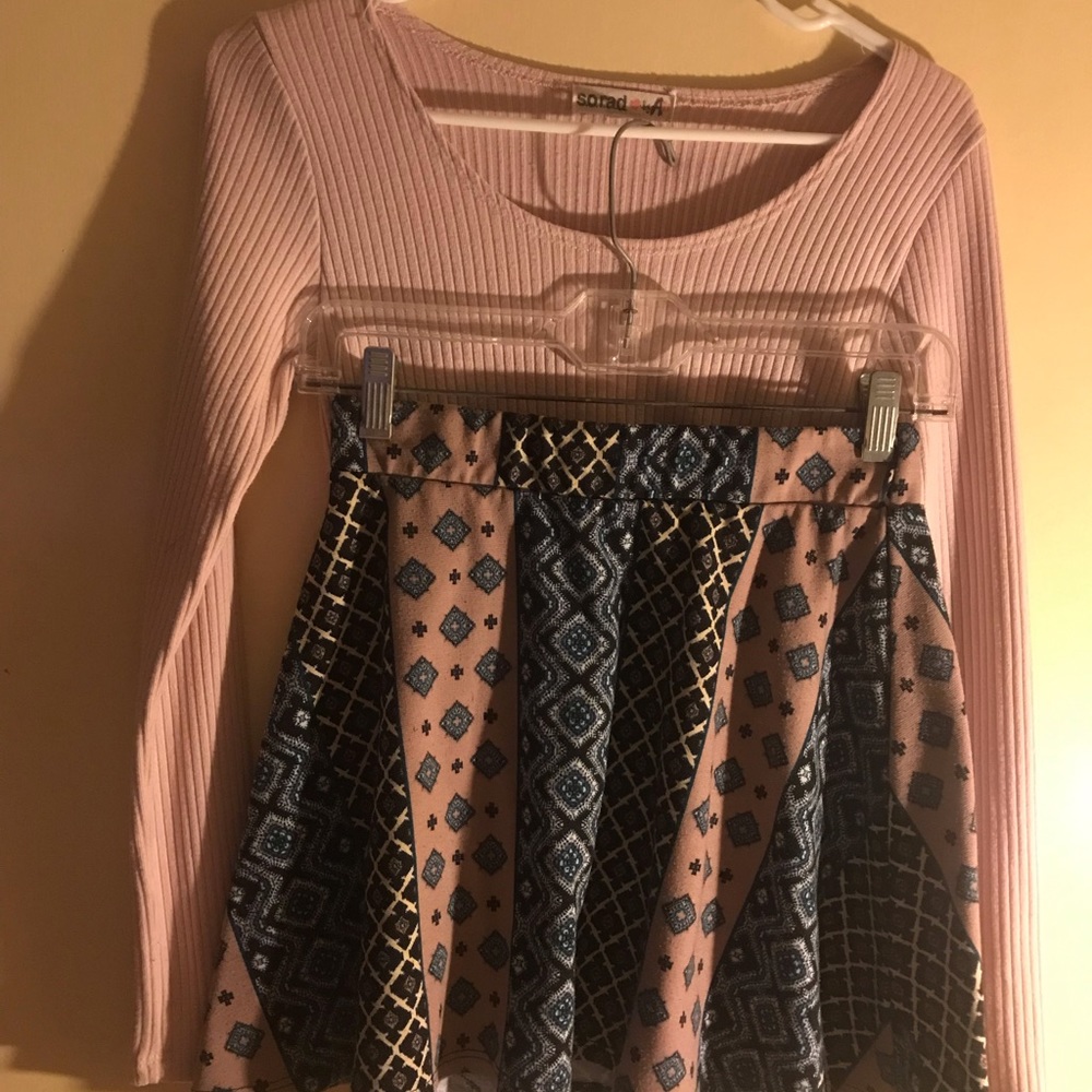 s.o.r.ad. gored skirt and sweater